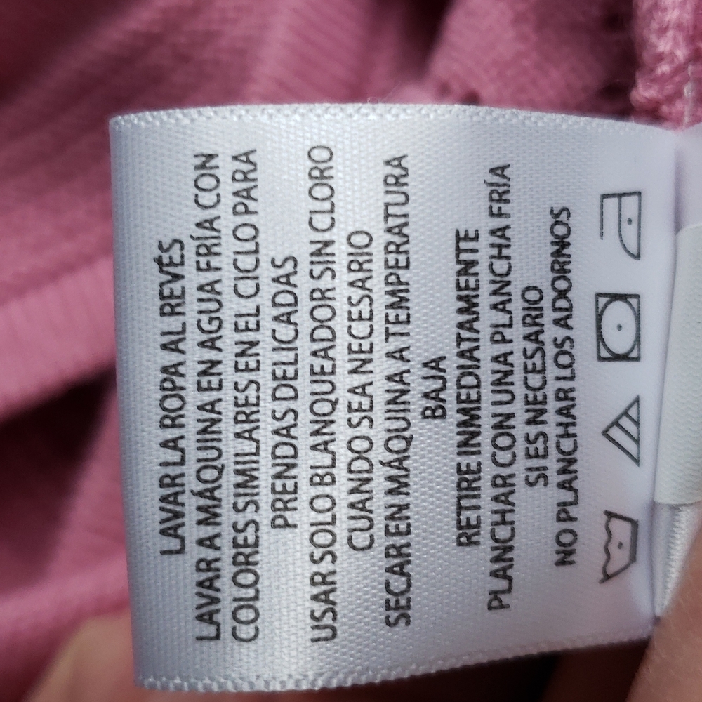 Nappa Valley 2 in One Long Sleeve Sweater Pink Blossom Petite Medium NWT - Picture 16 of 16